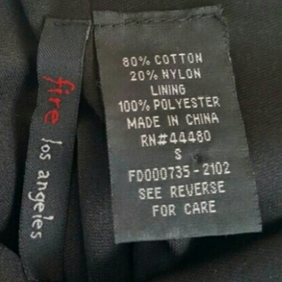 Fire los angeles mini black lace dress - Picture 5 of 7